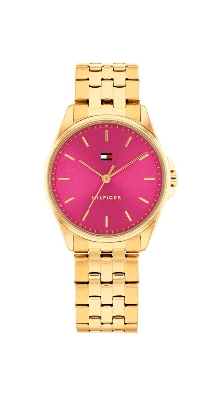 Tommy Hilfiger Three Hand Quartz Movement Watch for Women with Gold Colored Stainless Steel Bracelet - 1782854