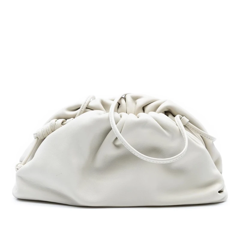 Bottega Veneta Pre-Loved Lambskin The Mini Pouch Crossbody