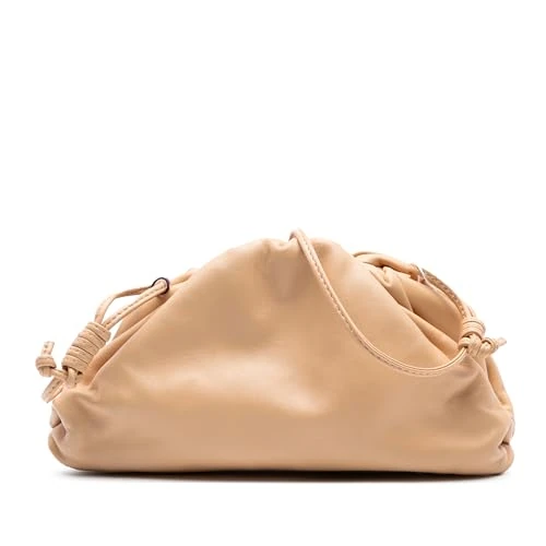 Bottega Veneta Pre-Loved Lambskin The Mini Pouch Crossbody Bag