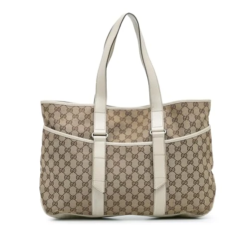 Gucci Pre-Loved GG Canvas Tote Bag