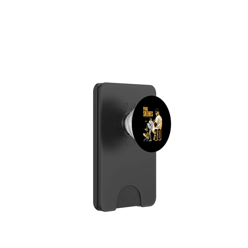 Paul Skenes | Pittsburgh MLB Baseball Players| MLBPSK304N PopSockets PopWallet for MagSafe