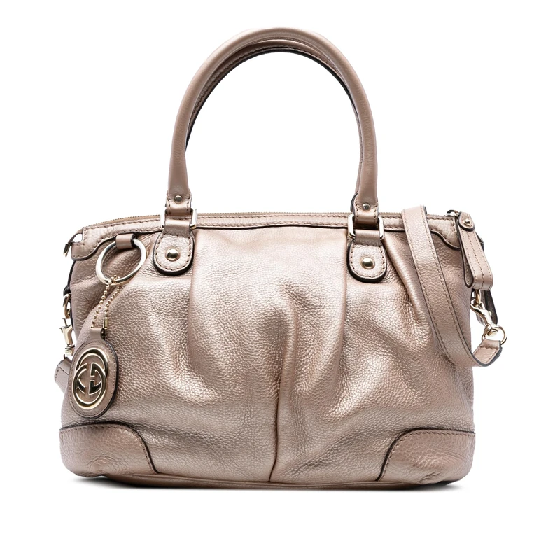 Gucci Pre-Loved Calfskin Sukey Satchel Handbag