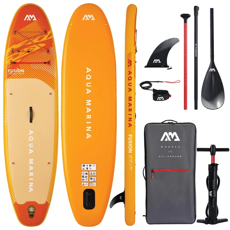 Aqua Marina FUSION 10'10" All Round Inflatable Stand Up Paddleboard Package