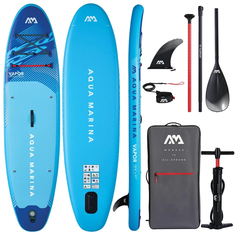Aqua Marina VAPOR 10'4" All Round Inflatable Stand Up Paddleboard Package