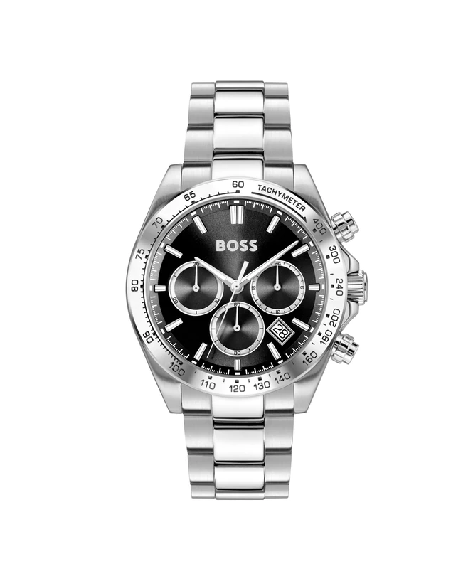 BOSS Hero 2.0 Men's Chronograph Watch - 1514267 Silver Steel