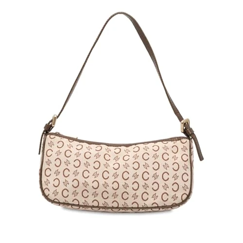 Celine Pre-Loved C Macadam Canvas Shoulder Bag