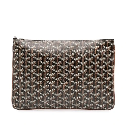 Pre-Loved Goyardine Senat MM Clutch Bag