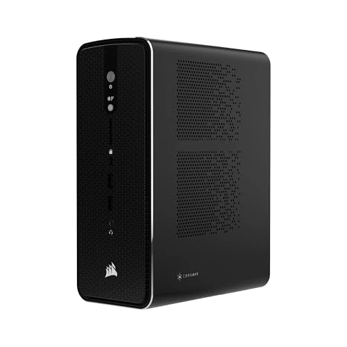Corsair AI WORKSTATION 300 Desktop PC – AMD Ryzen AI Max 385 CPU – AMD Radeon 8050S iGPU (Up to 48GBs vRAM) – 64GB LPDDR5X 8000MHz Memory – 1TB M.2 SSD – Black