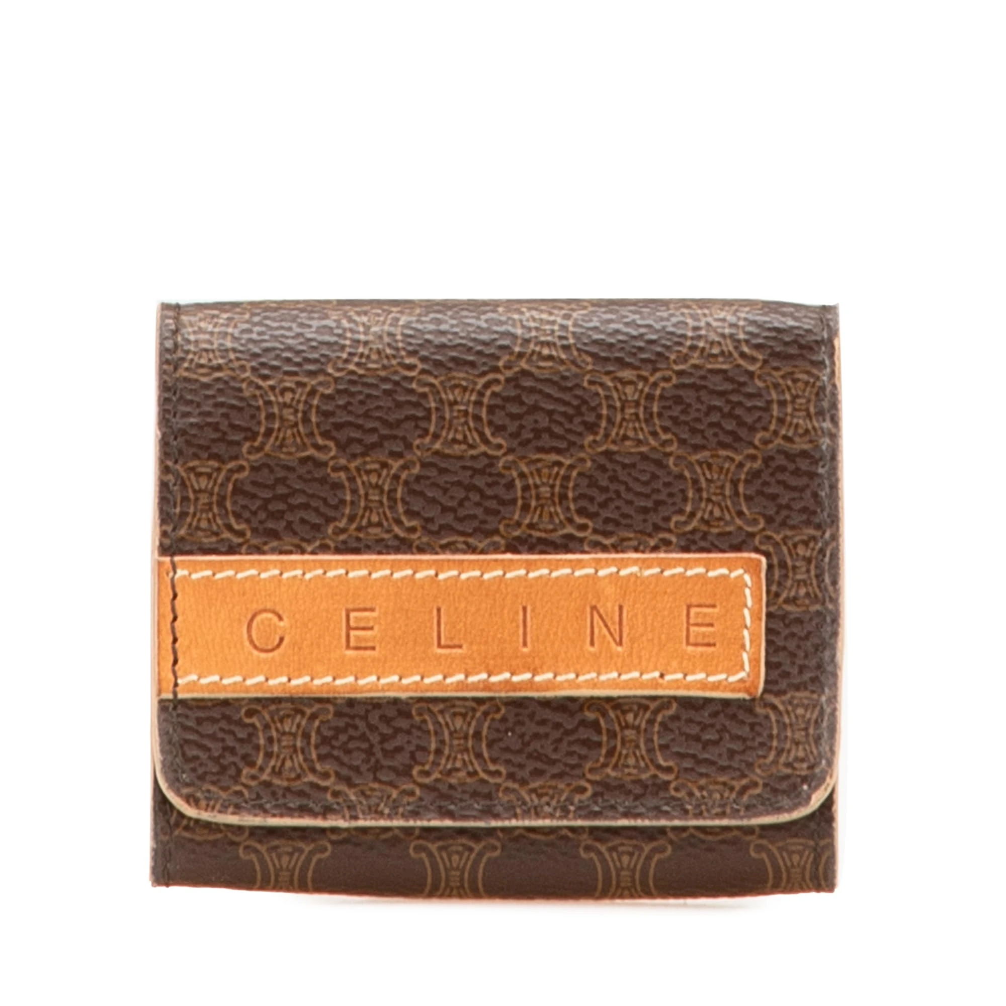 Pre-Loved Macadam Coated Canvas Coin Pouch