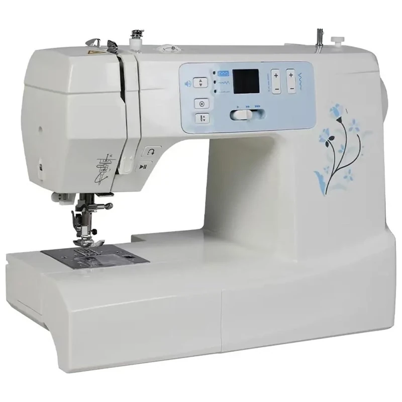 Sewing Machine,800 s.p.m Electronic Household Sewing Machine With Lock Edge,Stitch distance Max. 4.5mm,Two sewing modes,Foot pedal speed control,for Beginners and DIY