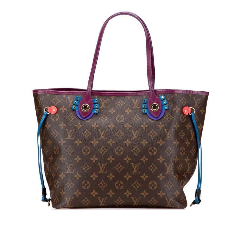 Louis Vuitton Pre-Loved Monogram Totem Neo Neverfull MM Tote Bag