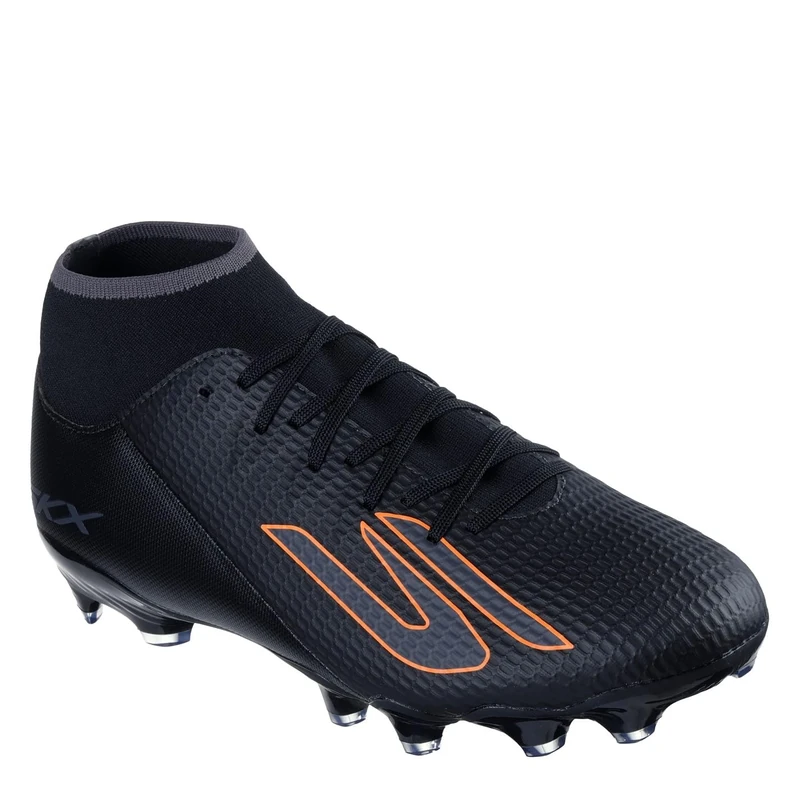Skechers Men's SKX_2 High Academy Firm Ground Football Boots, Black, 7.5 UK