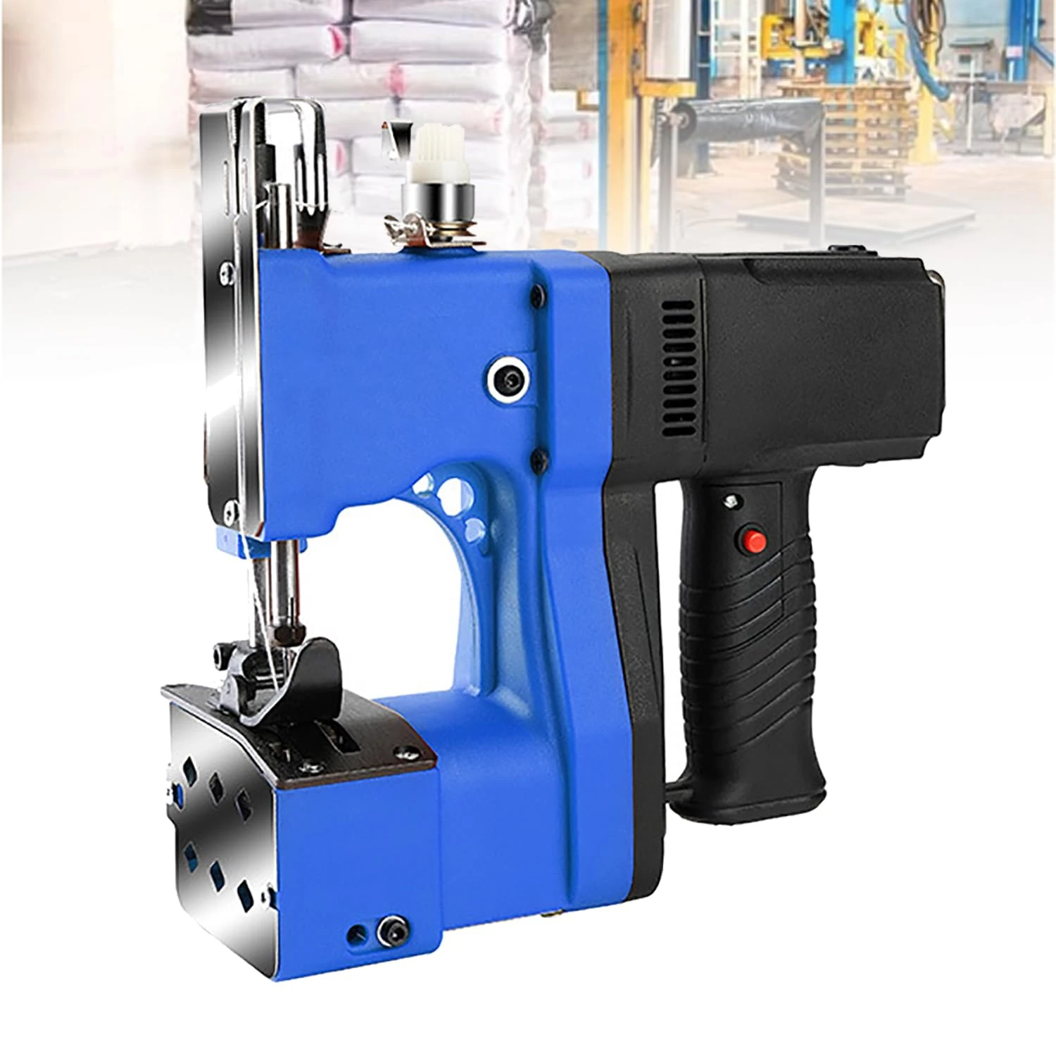 Electric Sewing Machine with Automatic Thread Cutting, Low Noise, Strong Seam for Woven and Paper Bags