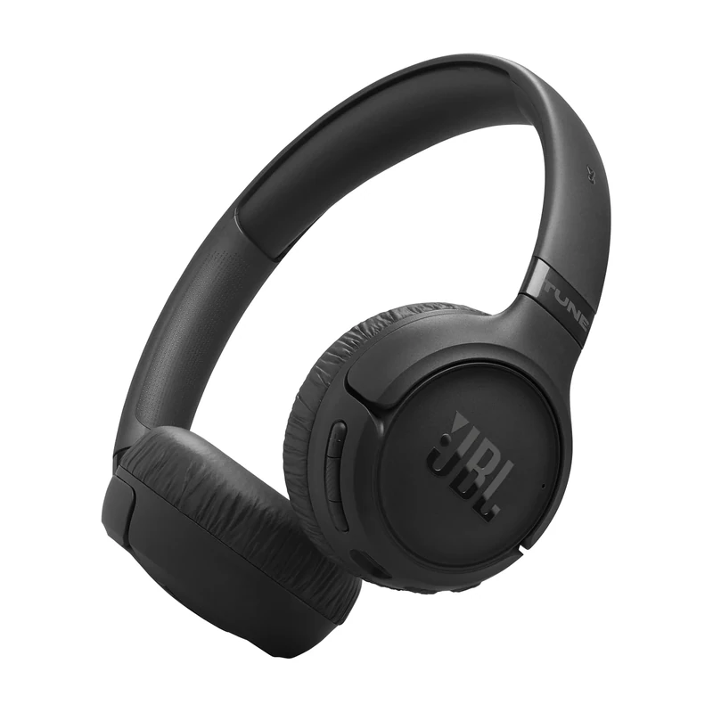 JBL Tune 680 NC Wireless On-Ear Bluetooth Headphones with Adaptive Noise-Cancelling Technology, Smart Ambient, 76-Hour Battery Life and Google Fast Pair/Microsoft Swift Pair, Black