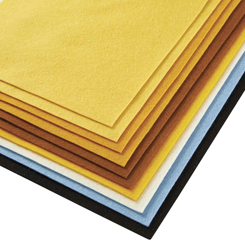 Merino Wool Felt Sheets - Classic Pooh Collection
