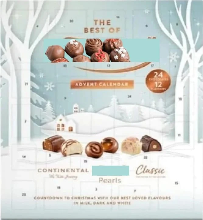 Christmas Advent Calendar- Thorntons Advent Calendar 258g- 24 Days Countdown Calendar 2025- Christmas Tree Decoration. Chocolate Xmas Gifts for Kids