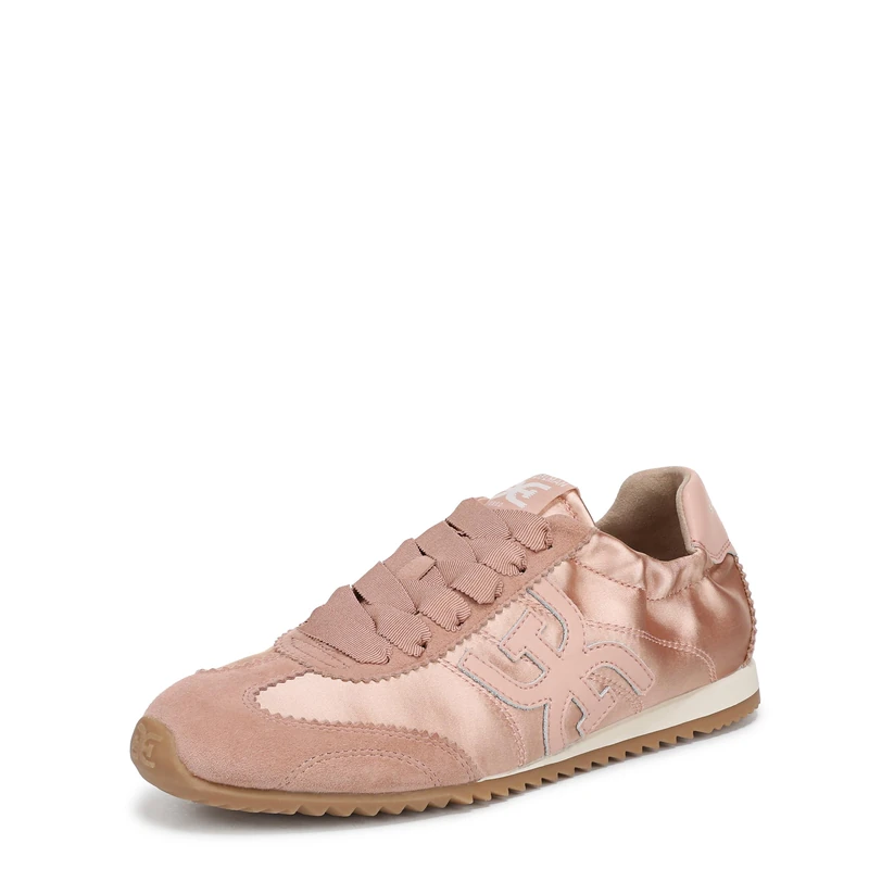 Sam Edelman Women's Isella 3 Lace-Up Pull-On Trainers, Ballet Pink, Medium Fit, UK 4