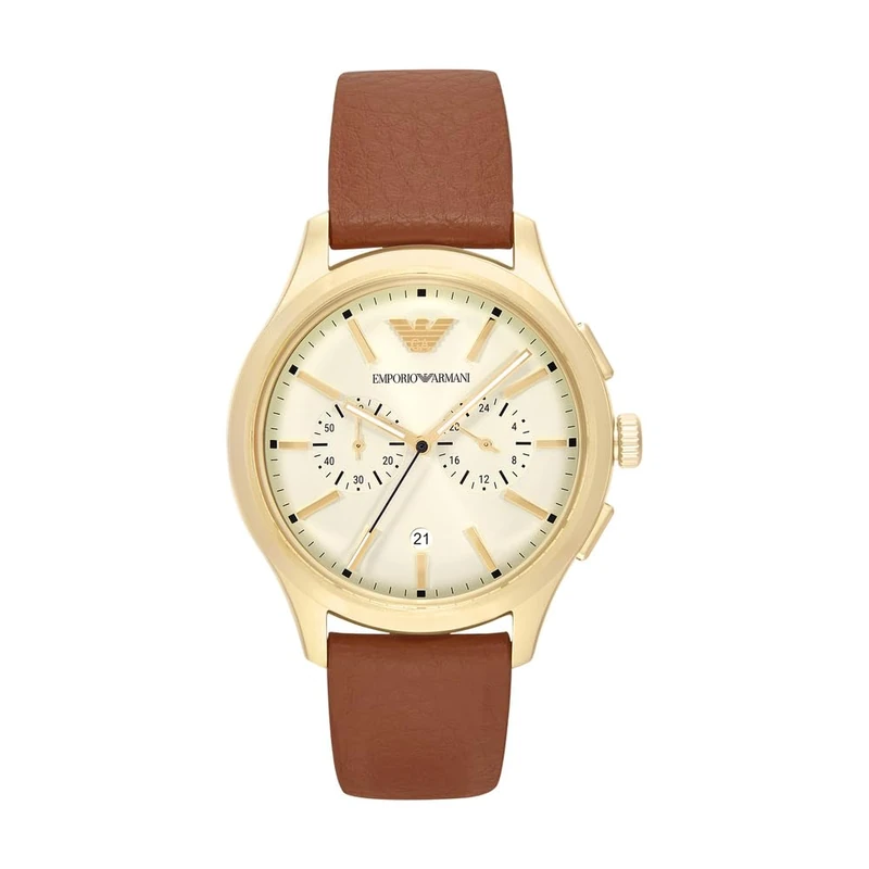 Emporio Armani AR11714 Men's Gold-Tone Watch - 42mm
