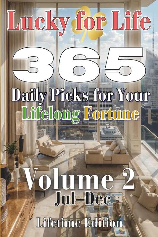 Lucky for Life: Lifetime Edition – Volume 2 (Jul–Dec), 365 Daily Picks for Lifelong Fortune (Lifelong Jackpot Income Lotto Series)