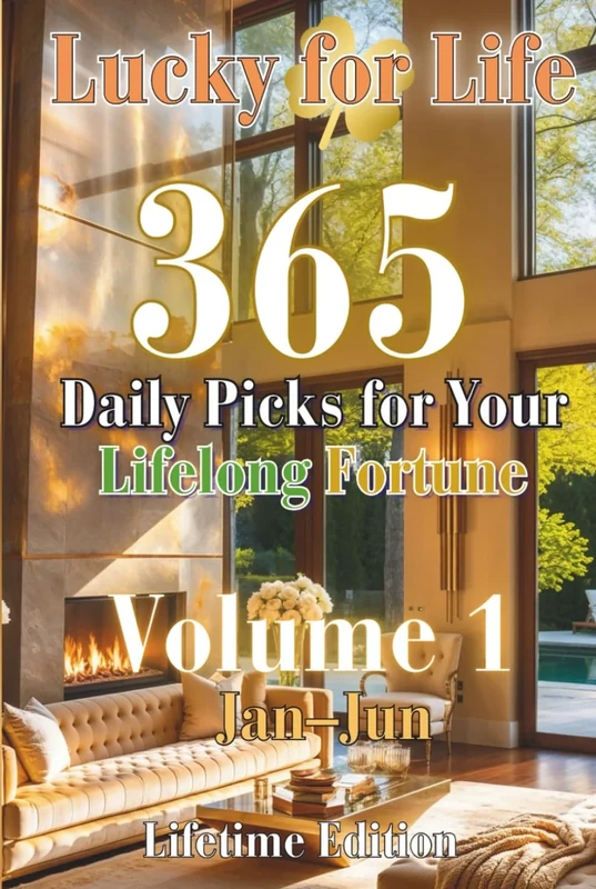 Lucky for Life: Lifetime Edition – Volume 1 (Jan–Jun), 365 Daily Picks for Lifelong Fortune (Lifelong Jackpot Income Lotto Series)