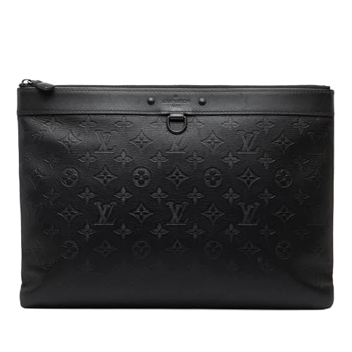 Louis Vuitton Pre-Loved Monogram Shadow Discovery Pochette Clutch Bag