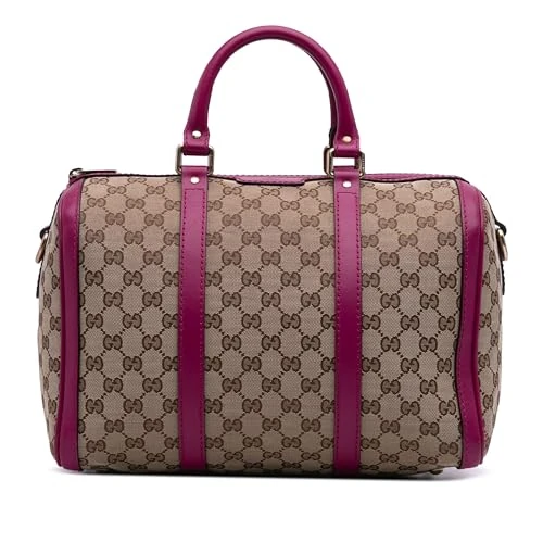 Pre-Loved Medium GG Canvas Joy Boston Bag