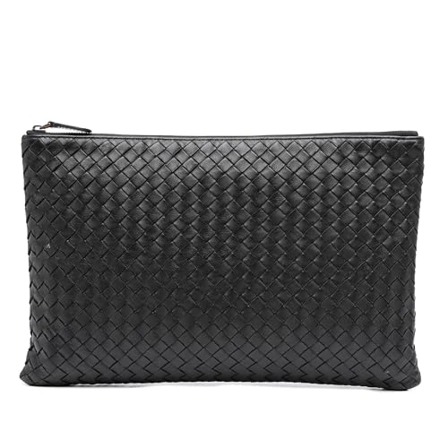 Bottega Veneta Pre-Loved Nappa Intrecciato Clutch