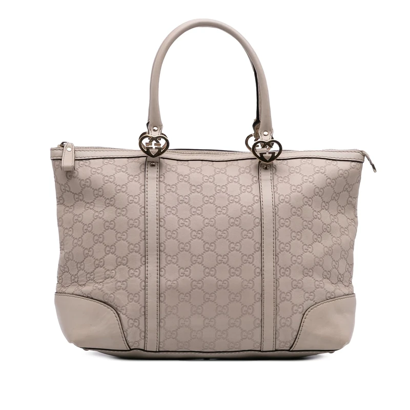 Gucci Pre-Loved Guccissima Lovely Heart Tote Bag