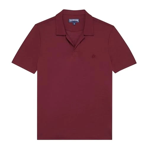 Vilebrequin, Men Tencel Polo Shirt Solid, M, Bacchus, M, Bacchus