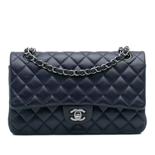 Chanel Pre-Loved Medium Classic Lambskin Double Flap Shoulder Bag