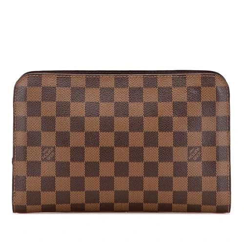 Pre-Loved Damier Ebene Saint Louis Pochette Clutch Bag
