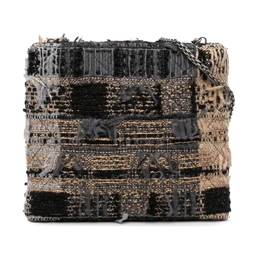 Chanel Pre-Loved Multicolor Tweed Quadrato Box Crossbody Bag
