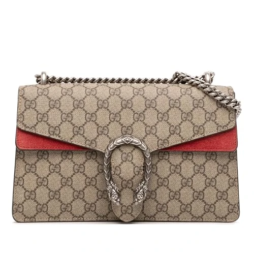 Gucci Pre-Loved Medium GG Supreme Dionysus Shoulder Bag