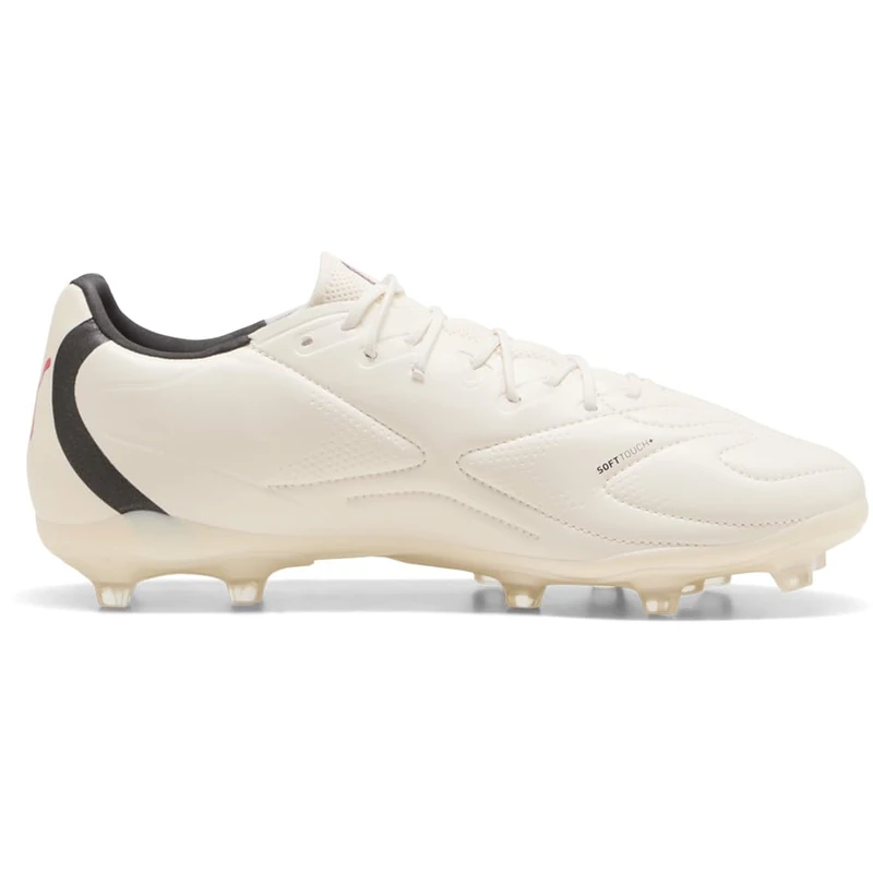 PUMA Unisex King 20 Match Firm Ground/Artifical Ground Football Boots, Sugared Almond-PUMA Black-Ultra Red, 6.5 UK