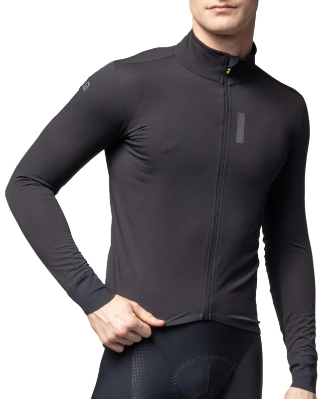 Alé Men's R-EV1 Defence 2.0 Long Sleeve Jacket, Black, L