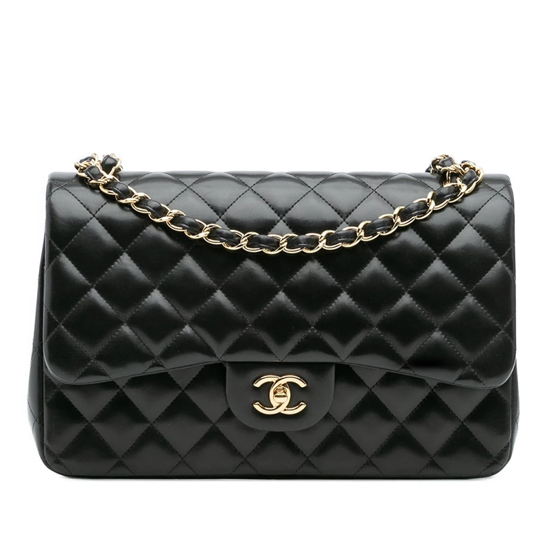 Chanel Pre-Loved Jumbo Classic Lambskin Double Flap