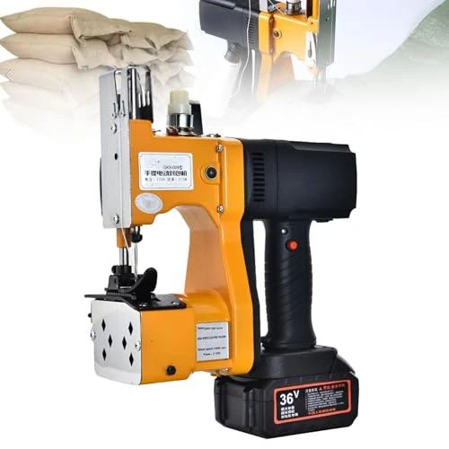 Portable Handheld Sewing Machine with Rechargeable Battery for Crafting and Repairing Bags