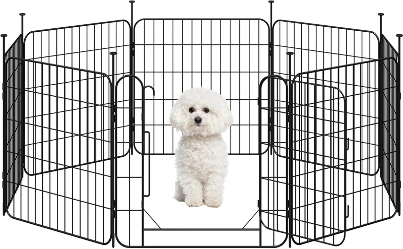 Yaheetech 8 Panel Dog Pen 60cm - Expandable Puppy Playpen