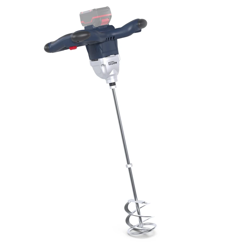 Güde RW 18-0 Battery Stirrer, 18 Volt Lithium-Ion, M14 Intake, 12 cm Mixing Attachment Diameter, Without Battery and Charger, for Construction Site & DIY