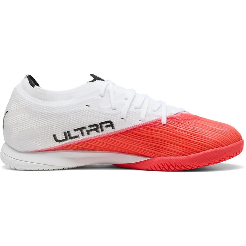 PUMA Unisex Ultra Nitro 7 Match Indoor Training Football Boots, Ultra Red-PUMA Black-PUMA White, 6 UK