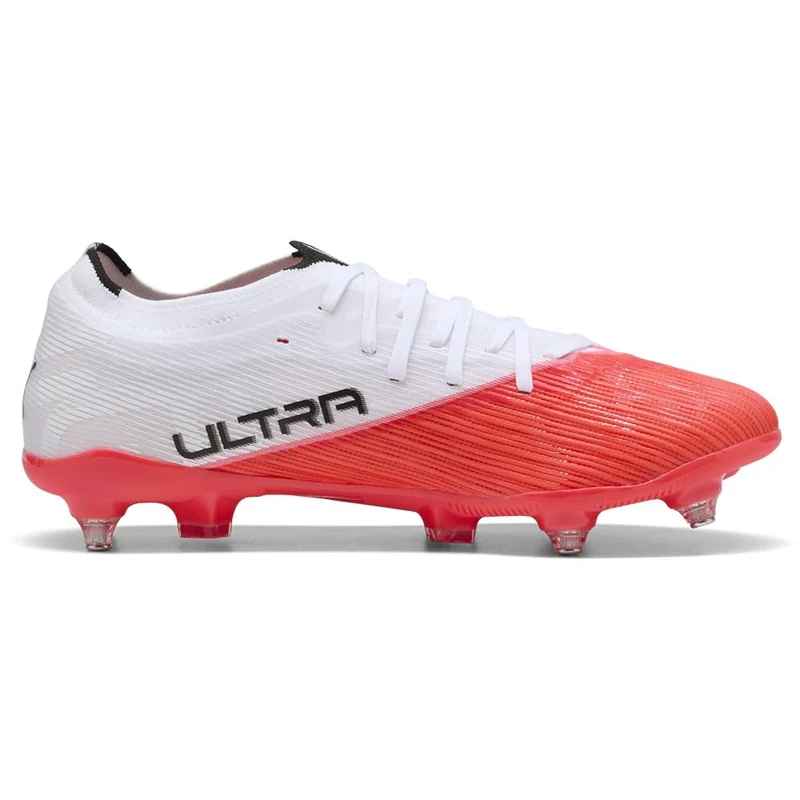 PUMA Unisex Ultra Nitro 7 Match Mixed Soft Ground Football Boots, Ultra Red-PUMA Black-PUMA White, 11 UK