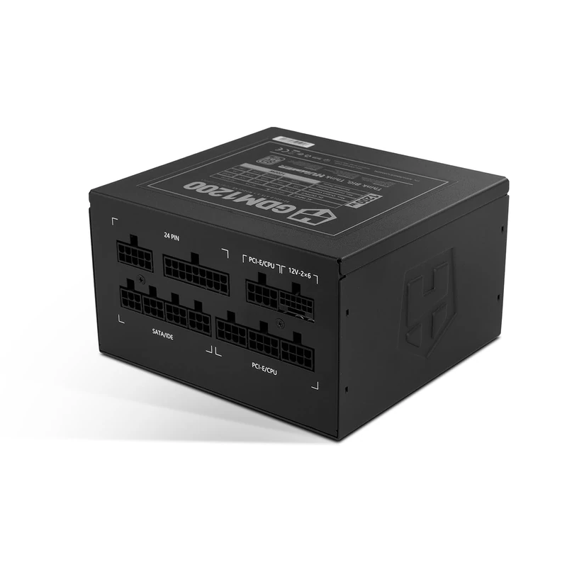 NOX XTREME PRODUCTS HUMMER GDM 1200W Gold – Modular Power Supply ATX 3.1 80 PLUS Gold, Silent 120mm Fan, PCIe 5.1, 90% Efficiency, Extra Long Flat Cables - Image 1