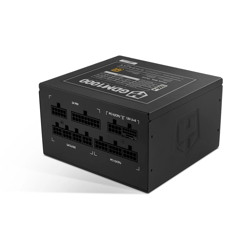 NOX XTREME PRODUCTS HUMMER GDM 1000W Gold – Modular Power Supply ATX 3.1 80 PLUS Gold, Silent 120mm Fan, PCIe 5.1, 90% Efficiency, Extra Long Flat Cables - Image 1