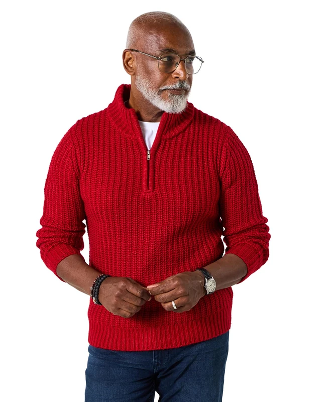 Joe Browns Mens Long Sleeve Fisherman Knit Regular Multicolor UK M