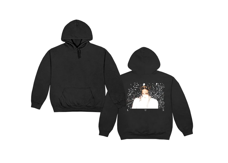 ROSALÍA unisex-adult Official Merch Rosalía Lux Logo Hoodie, Black, L