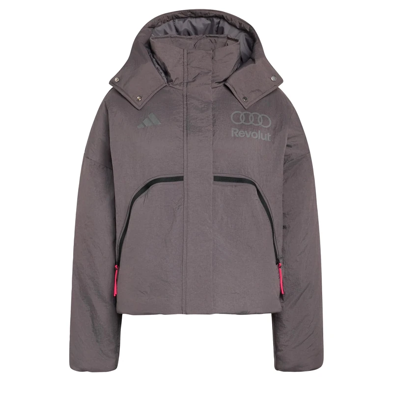 adidas Women's Audi Revolut Formula One Team 2026 Engineers & Marketing Padded Coat, grey strata, L