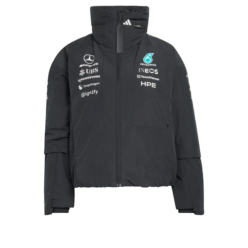 adidas women's mercedes - amg petronas formula 1 team engineers jacket black m