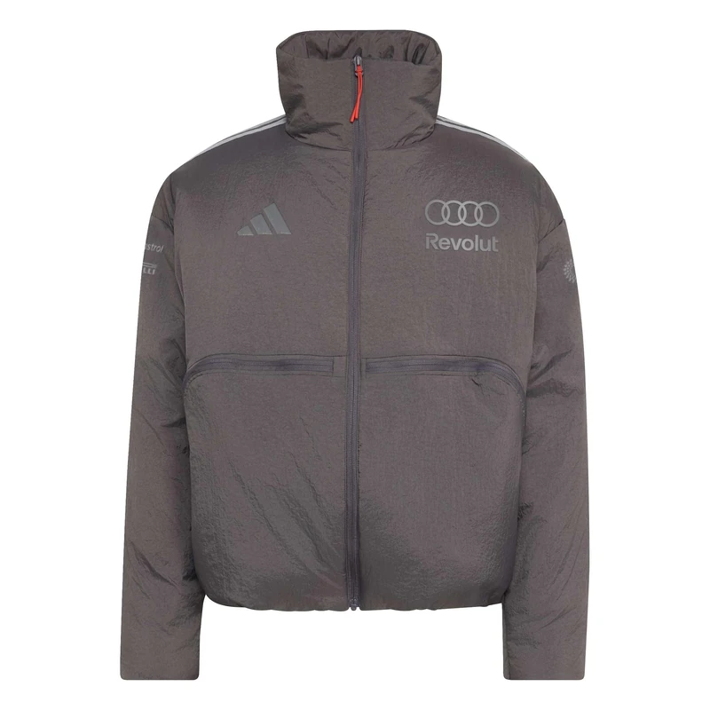 adidas Men's Audi Revolut Formula One Team 2026 Engineers & Marketing Padded Coat, grey strata, XL