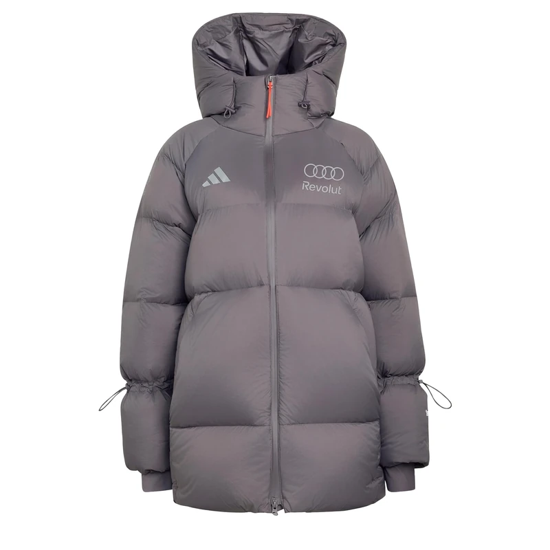 adidas Women's Audi Revolut Formula One Team 2026 Engineers & Marketing Winter Coat, chalk pearl, M