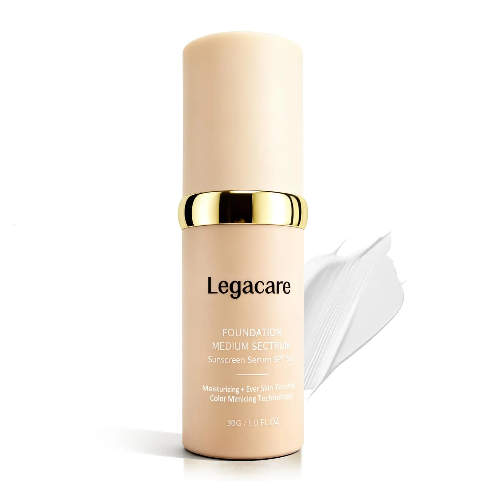 Legacare Colour Changing Foundation-4-in-1,Match Skin Color Foundation Liquid With Spf 50, Weightless,Waterproof for Makeup